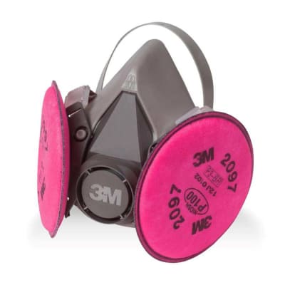 RESPIRADOR POLVOS PARTICULAS Y OLORES P100 6297 3M PERU