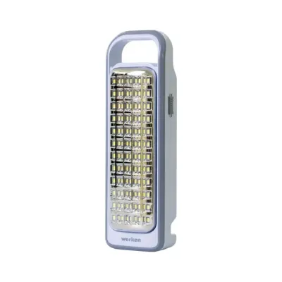 LAMPARA DE EMERGENCIA POLICARBONATO/ABS RE39 60 LEDS 5W WERKEN
