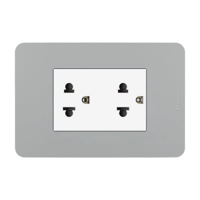 TOMACORRIENTE DUPLEX UNIVERSAL LTGRIS MATIX GO BTICINO