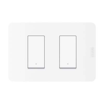 INTERRUPTOR DOBLE MATIX GO BLANCO BTICINO