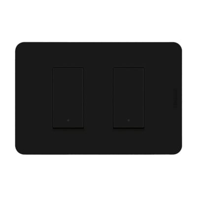 CONMUTADOR DOBLE NEGRO MATIX GO BTICINO