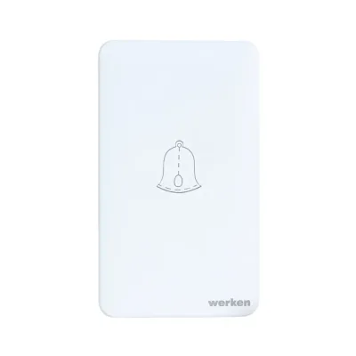 TIMBRE DING DONG 120D INALAMBRICO ABS 12CM WERKEN