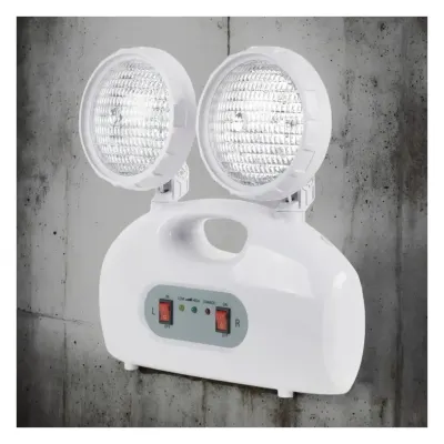 LAMPARA DE EMERGENCIA RECARGABLE 2 LUCES LED 4W MODELO CK7102 WERKEN