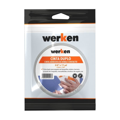 CINTA DOBLE CONTACTO 18MMX10M WERKEN