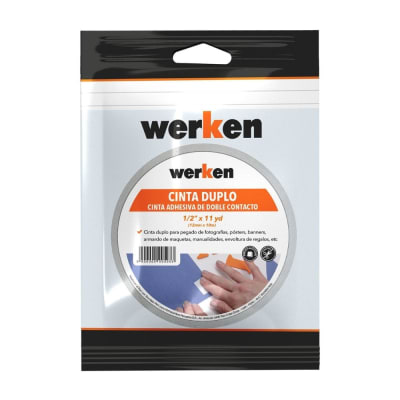 CINTA DOBLE CONTACTO 12MMX10M WERKEN