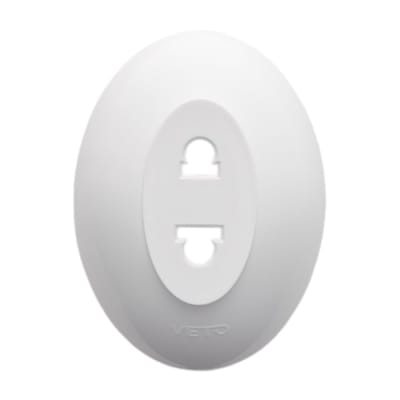 TOMACORRIENTE SIMPLE UNIVERSAL 2 PUERTOS BLANCO CLI20204 VETO SM VETO