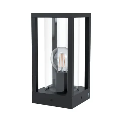 APLIQUE EXTERIOR CASCINETTA E24 IP54 40W NEGRO EGLO