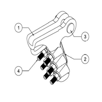 GRAPAS DE ANCLAJE TIPO PISTOLA CABLE:120-240MM CR:81KN MODELO 158.13 ARAGCU EI