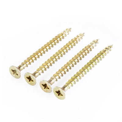 TORNILLO BICROMATADO 4X50 MM X 100 UNIDADES SPAX-S