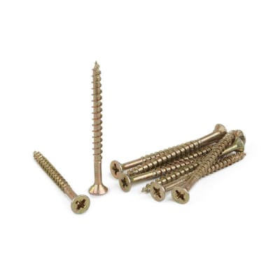 TORNILLO BICROMATADO 6X80 MM X 10 UNIDADES SPAX-S