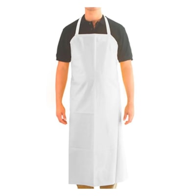 DELANTAL PVC TERMOSELLADO BLANCO TALLA M LEGGERA SM