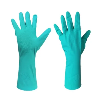 GUANTE DE NITRILO FORRADO T8 VERDE WERKEN