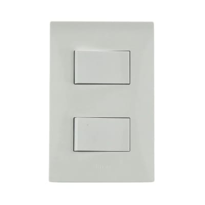 INTERRUPTOR DOBLE S220 BLANCO SIMON