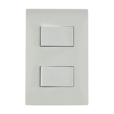 CONMUTADOR DOBLE S220 BLANCO SIMON