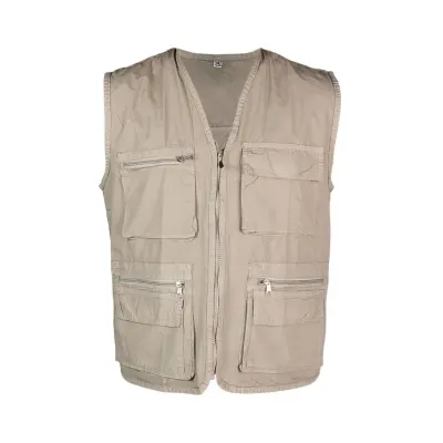 CHALECO DE TRABAJO PAPER TOUCH BEIGE TALLA XL WERKEN