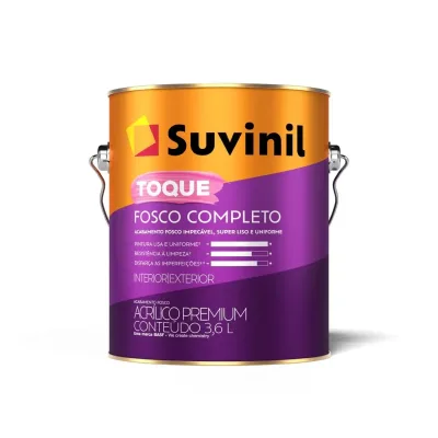 PINTURA LATEX MATE COMPLETO 3.6 LITROS SUVINIL