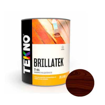 BARNIZ T-81 NOGAL 1/4 GALON TEKNO