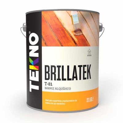 BARNIZ BRILLANTE T81 TRANSPARENTE 1 GALON TEKNO