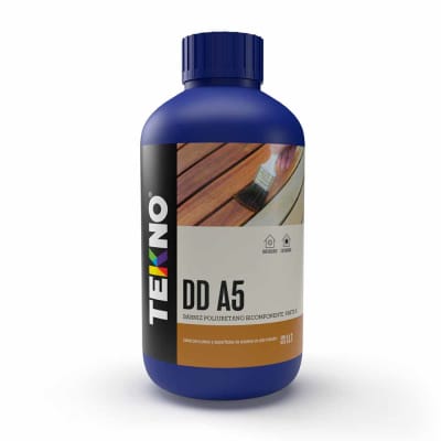 BARNIZ POLIURETANO BRILLANTE A5 TRANSPARENTE 1 LITRO TEKNO