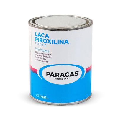 LACA PIROXILINA BLANCA 1/4 GALON PARACAS