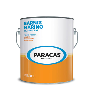 BARNIZ MARINO MATE 1 GALON TRANSPARENTE PARA MADERAS PARACAS