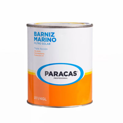 BARNIZ MARINO MATE 1/4 GALON TRANSPARENTE PARACAS