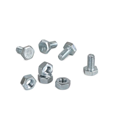 PERNO HEXAGONAL + TUERCA CG2 1/4X1/2'' X 4 UNIDADES SM