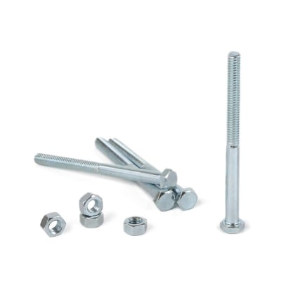 PERNO HEXAGONAL MAS TUERCA CG2 5/16 X 2 ½ * 4 UNIDADES SM