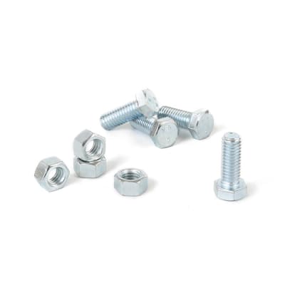 PERNO HEXAGONAL + TUERCA CG2 3/8X1'' X 4 UNIDADES SM