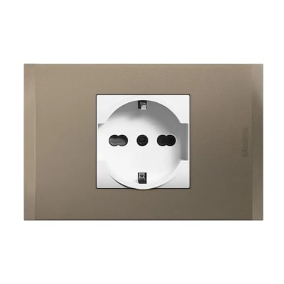 TOMA SCHUKO MODUS4 16A TERRA/BLANCO BTICINO