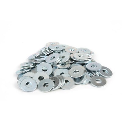 ARANDELA PLANA 1/4'' X 100 UNIDADES SM