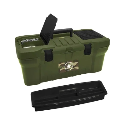 CAJA DE HERRAMIENTAS MILITAR VERDE RIMAX