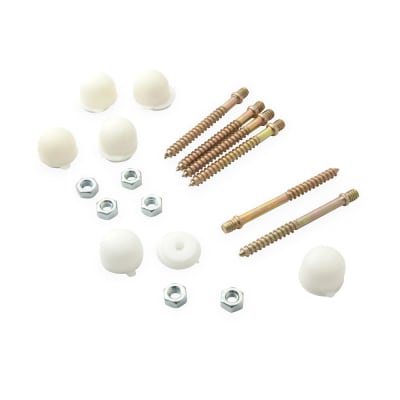PERNO DE ANCLAJE PARA INODORO + CAPUCHON X6 UNIDADES SM