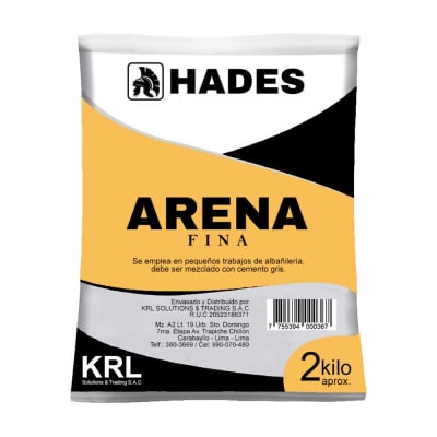 ARENA FINA 2 KILOS HADES