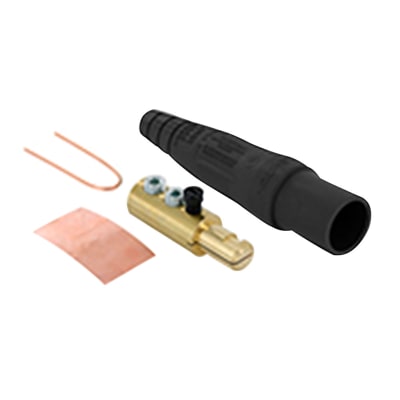 ENCHUFE CAM TYPE (MALE) 400A 600V C/2 PERNOS NEGRO CABLE:2/0-4/0 AWG (CAM LOCK) LEVITON