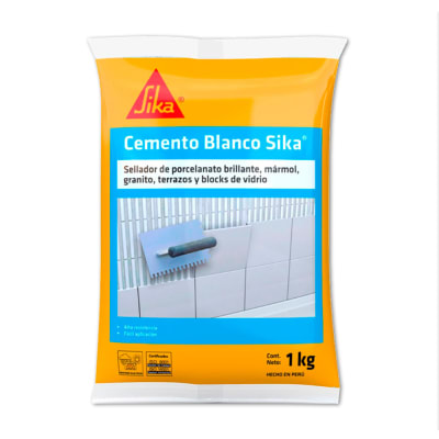 CEMENTO BLANCO X 1KG SIKA