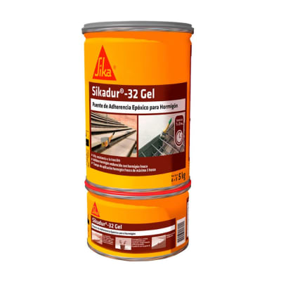 PUENTE DE ADHERENCIA EPOXICO PARA ANCLAJES Y REPARACION SIKADUR 32 GEL 5KG SIKA