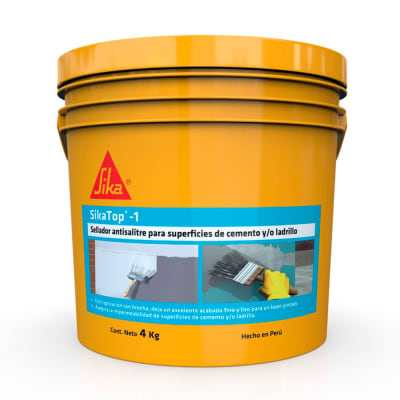 IMPERMEABILIZANTE PARA SUPERFICIE DE CEMENTO Y/O LADRILLO SIKATOP-1 4KG SIKA