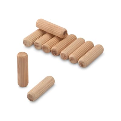TARUGO DE MADERA RANURADO 1/2'' X 10 UNIDADES SM