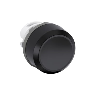 CABEZA PARA PULSADOR NO LUMINOSO RASANTE NEGRO 22MM PLASTICO NEGRO 1SFA611100R1006 ABB