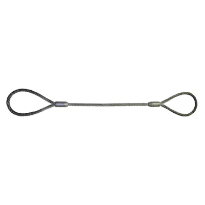 ESTROBO DE 3/16''X1M CABLE DE ACERO OJO OJO PROCEDENCIA CHINA