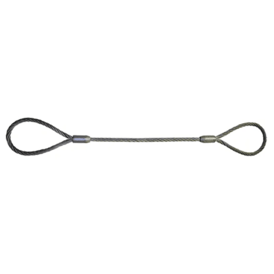 ESTROBO DE 3/16''X2M CABLE DE ACERO OJO OJO PROCEDENCIA CHINA