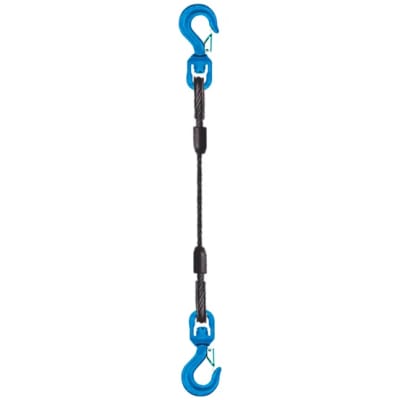 ESTROBO DE CABLE DE ACERO/ESLINGA/CADENA DE ''N'' METROS + ACCESORIOS AMERICAN BULL