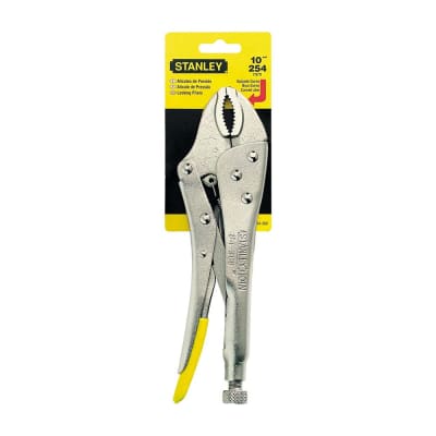 ALICATE DE PRESION CURVO MODELO 84369 DE ACERO PLATA STANLEY