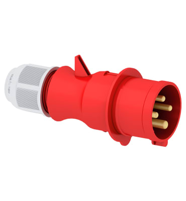 ENCHUFE AEREO 16A 3P+T 415V ROJO 6H IP44 MULTI-GRIP 21005-TLS BALS