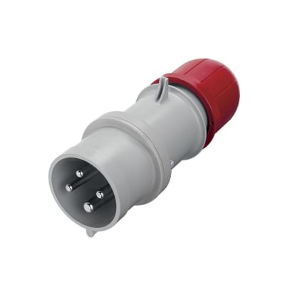 ENCHUFE INDUSTRIAL 3X32A+T 415V IP44 6H OPTIMA 213.3236 SCAME