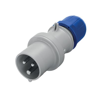 ENCHUFE INDUSTRIAL 2X32A+T 250V IP44 6H OPTIMA 213.3233 SCAME