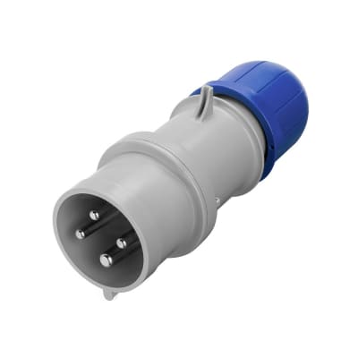 ENCHUFE INDUSTRIAL 3X32A+T 250V IP44 9H OPTIMA 213.3234 SCAME