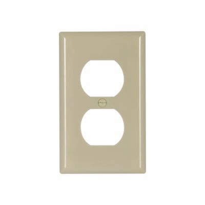 PLACA DOBLE BAQUELITA MARFIL 2132VE EATON