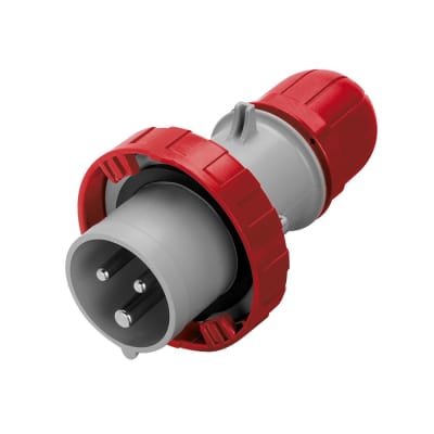 ENCHUFE INDUSTRIAL 2X16A+T 415V IP67 9H OPTIMA 218.1638 SCAME